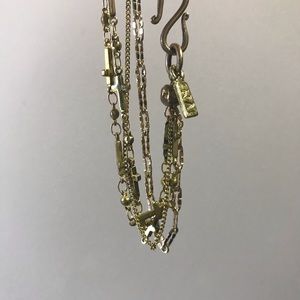 Vanessa Mooney - Cross Bracelet - Gold